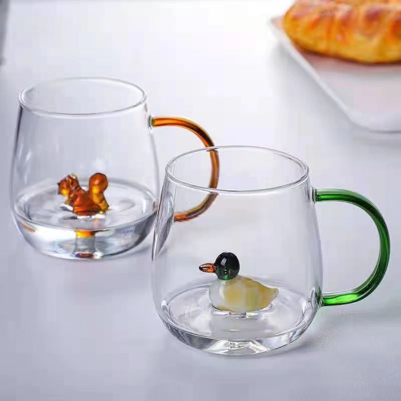 Simple and elegant glass with unique shape