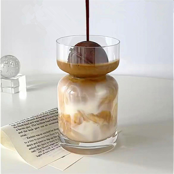 Hourglass glass coffee glass