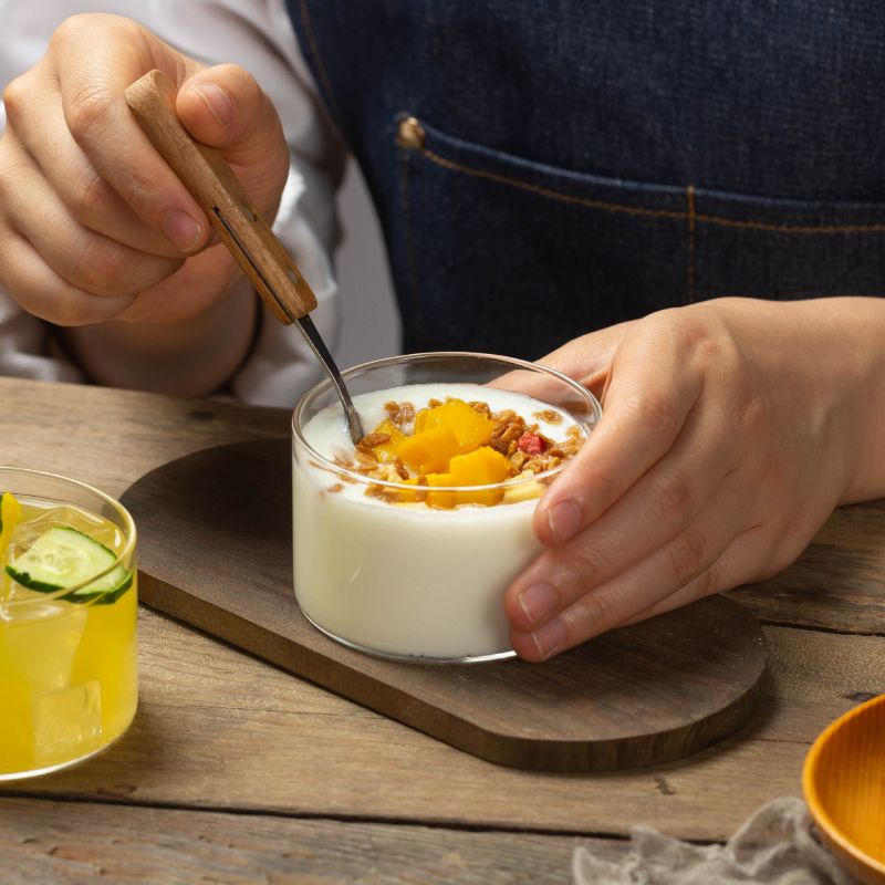 Oven Baked Glass Dessert Bowl